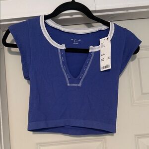 Urban Outfitters Blue Short Sleeve Tee